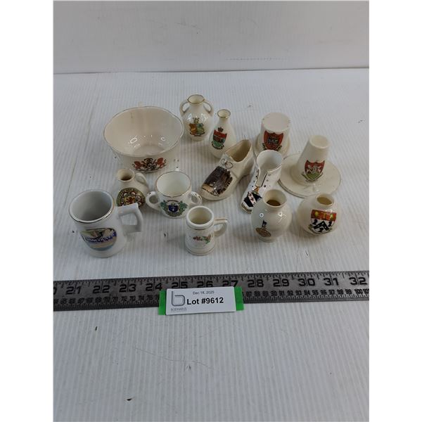 Assorted Goss Crested China