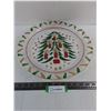 Image 1 : Glass Christmas Platter - 14.5" Diameter