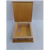 Image 2 : Wooden Jewelry Box - 6x6x3"