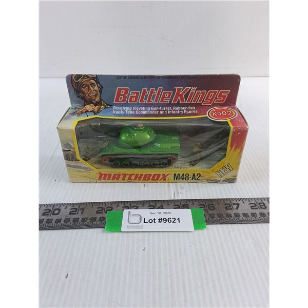 Matchbox In Box "Battle Kings" M48-A2 Replica Tank & Soldiers