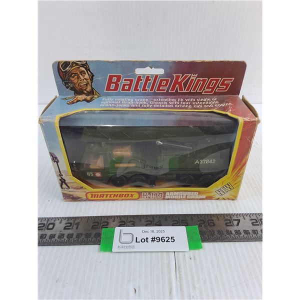 Matchbox In Box "Battle Kings" K-113 Armoured Mobile Crane Replica