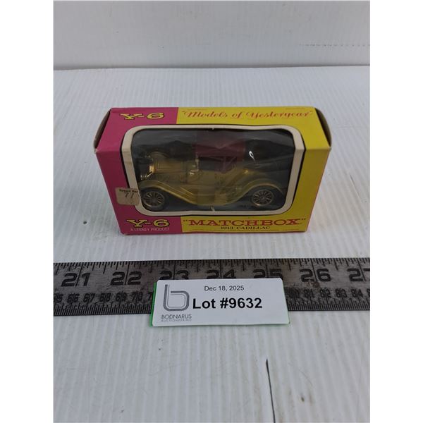 Matchbox In Box "Models of Yesteryear" Replica 1913 Cadillac