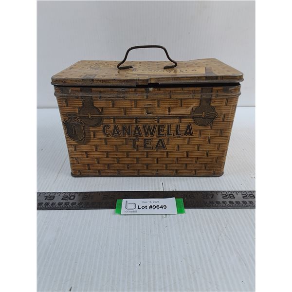 Vintage Canawella Tea Tin