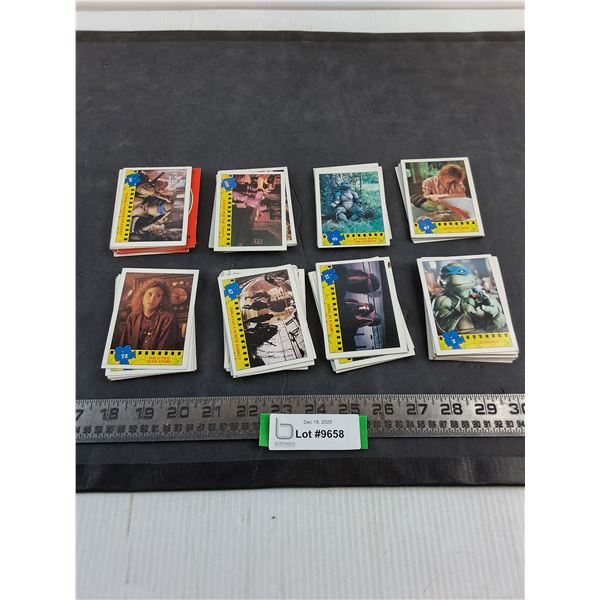 Large Quantity of Topps Teenage Mutant Ninja Turtles 1990 Movie Collector Cards