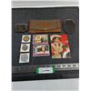 Image 1 : Vintage Wallet & Change Purses, Charlie's Angels Cards, Business Card, 3 Souvenir Tokens
