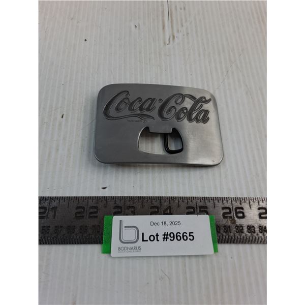 Metal Coca-Cola Belt Buckle