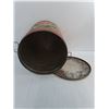 Image 2 : Burn's Shamrock Lard Tin w/Lid from 1940's - 14" High x 12.5" Diameter