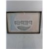 Image 2 : Galvanized Steel Framed 'Pepsi' Store Sign - 29.5x19x2.5" - Pickup Only