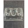 Image 4 : (3) European Made Products - Creamer, Windmill Ornament, Glass Inkwell Tray