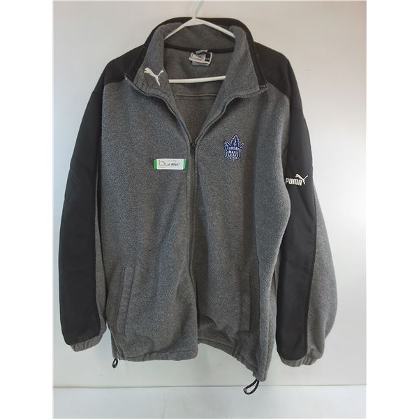 Puma XL "Toronto Maple Leafs" Zip-up Fleece Jacket