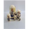 Image 2 : Wooden Toronto Maple Leafs Russian Doll Set (Sundin, Mogilny, Tucker, Domi, Belfour)