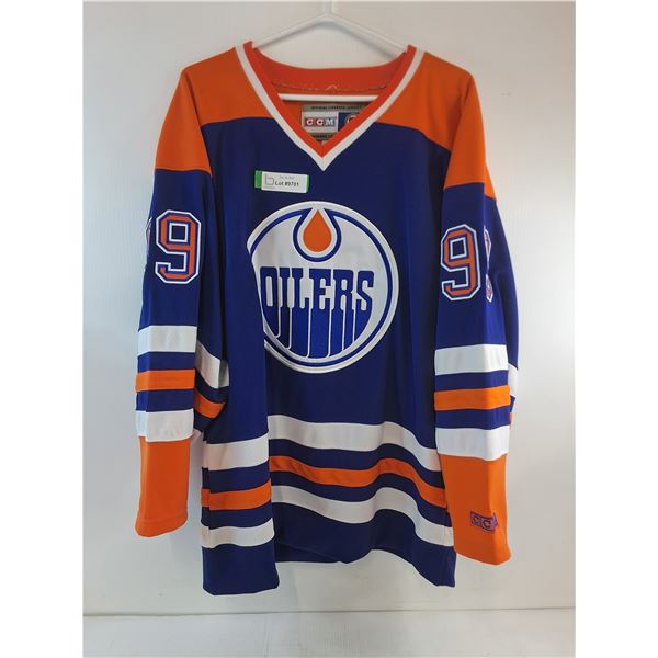 # CCM Edmonton Oilers Medium Size "Gretzky - 99" NHL Jersey