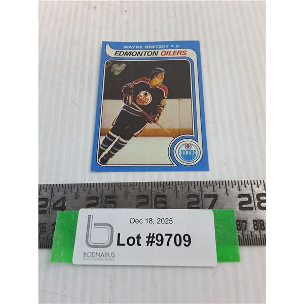OPC 1979 Wayne Gretzky Rookie Card w/Sleeve - Authenticity Not Guaranteed
