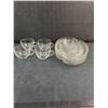 Image 3 : Vintage Homestead Glass 8-Piece Snack Set