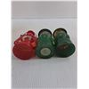 Image 2 : (3) Vintage AVON Coleman Cologne Lantern Bottles (2 Full) - Cannot Ship