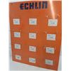 Image 3 : Echlin Metal Store Display w/Product Holders - 19.5" x 24" - Pickup Preferred