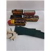 Image 2 : Vintage 'G' Scale Folded Metal Electric Train Set - Untested