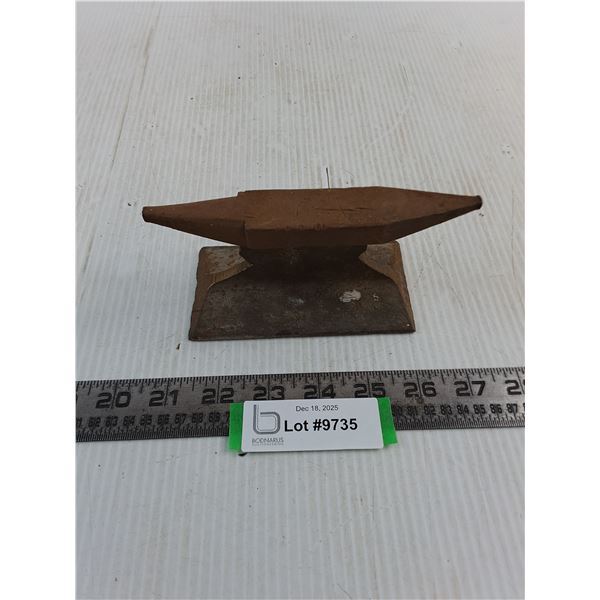 Miniature Cast Iron Anvil - 6.5" Length