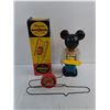 Image 2 : (2) Vintage Toys (Hardman Spinorama, Wind-Up Mickey Mouse)