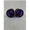 Image 2 : Vintage Pair of Purple Glass Insulators