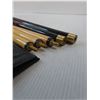 Image 3 : (2) Budweiser 2-Piece Pool Cues, Sheath, Extra Half-Stick