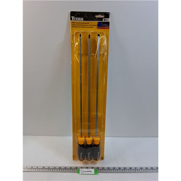 Titan Extra Long Screwdriver Set - PICK UP