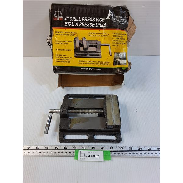 Drill Press Vice - 4" - Appears New