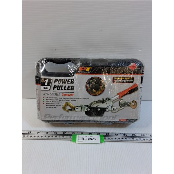 Power Puller Winch - Sealed - 2,000lb Max Load