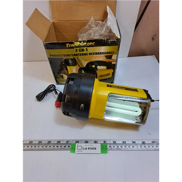 Rechargable Spotlight/Flashlight - As Is