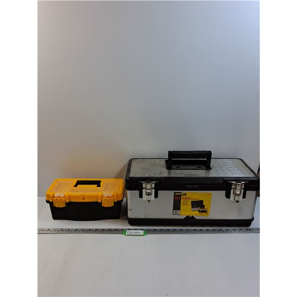 (2) Shoppro Portable Tool Boxes Set