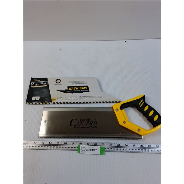 Can-Pro Back Saw - 14" Blade