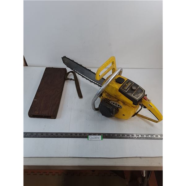 McCulloch Pro 10-10 Automatic Gas-Powered Chainsaw - Untested, As is - PICK UP ONLY