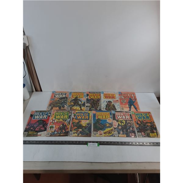 (11) DC "Men of War" Comic Books