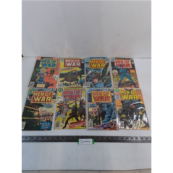 (8) DC "Men of War" Comic Books