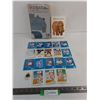 Image 1 : Sealed 'ARV Club' Model Tank, (18) MLB/NHL Collector Cards, Lego Man, 'Brown Bear' Children's Book