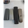 Image 3 : (4) TV Remotes, Las Vegas Coin Bank, Grocery Cart Wheel, Video Game Controller