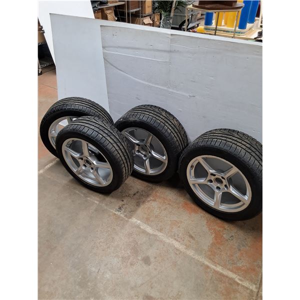* Set Of Porsche Boxster, Rims w/ Tires, Size: 235 45, R18, & 265 45 R18, Cannot Ship