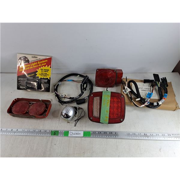 Daytime Light System Kit, Trailer Tow Wiring Kit, Taillights, Emergency Reflectors
