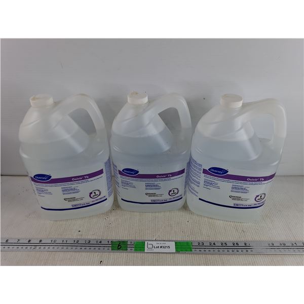 (3) 3.78L Diversey Surface Oxivir Tb Cleaner/Disinfectant - Cannot Ship