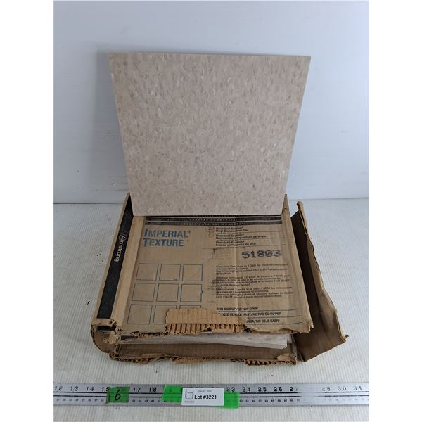 (22) Imperial Texture Standard Excelon Vinyl Composition Tiles 12" x 12", Pickup Only