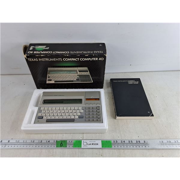 Vintage Texas Instruments Compact Computer 40 - As Is