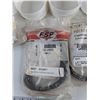 Image 6 : Plastic Rings & End Caps (2) 4" V Belt Poy Maytag Dryer A/B/D Dorm, B Dorm Idler Pulley