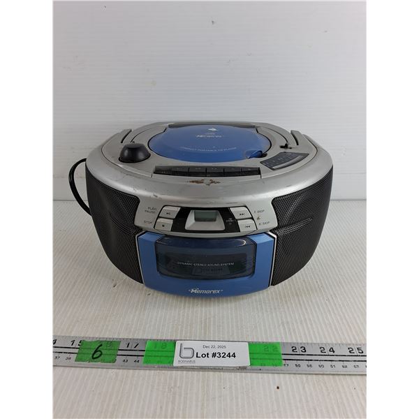 Memorex Dynamic Stereo Sound System - Powers On, As Is