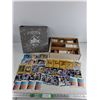 Image 1 : Collectors Baseball Card Album, Assorted Sports Cards - Score 91, '92 Fleer Ultra, Upper Deck