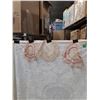 Image 2 : (3) Doilies, Crochet Tablecloth 67"x 58"