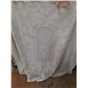 Image 5 : (3) Doilies, Crochet Tablecloth 67"x 58"