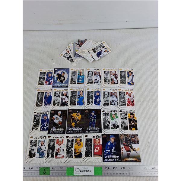 Upper Deck Trading Hockey Cards - Tim Horton, Wayne Gretzky, Emily Clark - Cannot Authenticate