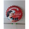 Image 1 : Metal Coca-Cola Wall Cap Decor 16.5"