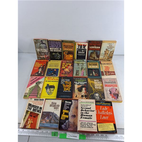 (23) Assorted Books - Ed McBain, Sebastien Japrisot, Joseph Hayes, Roald Dahl