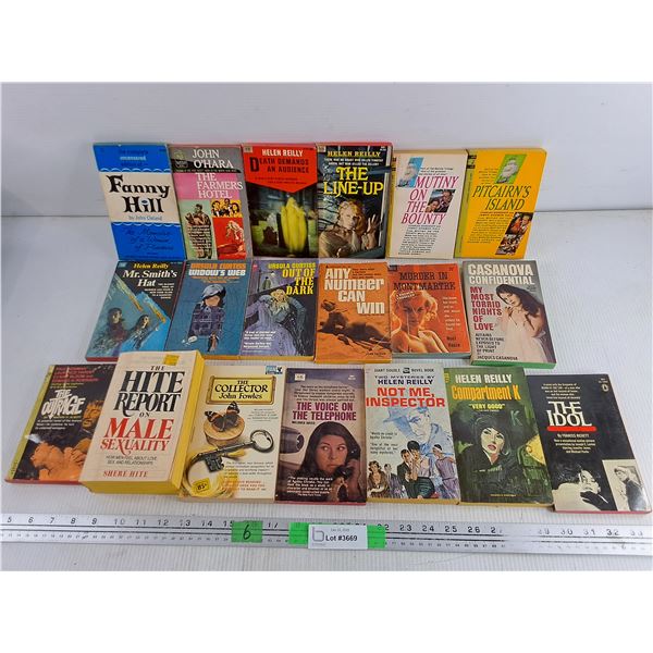 (19) Assorted Books - John O Hara, Mildred Davis, Jacques Casanova, Frances Rickett